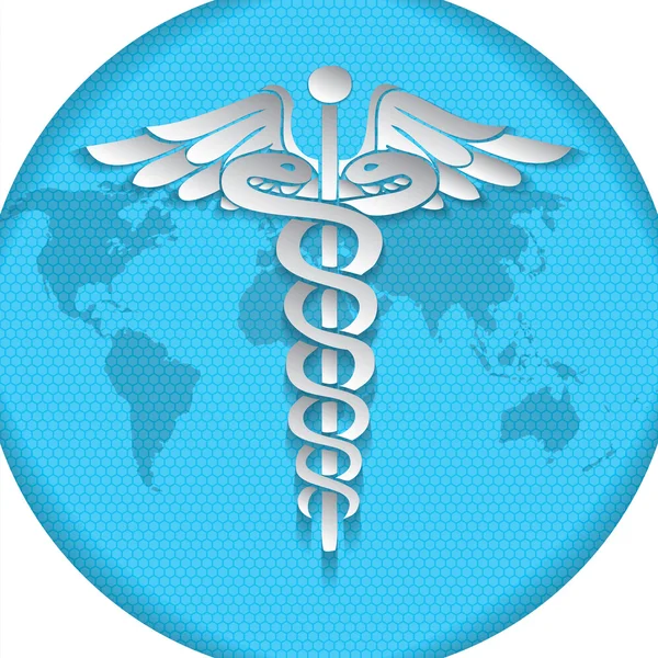 Termómetro médico icono web  . — Vector de stock