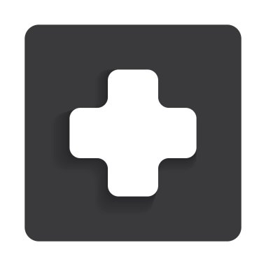 Vector parlak tıbbi web simgesi tasarım öğesi. 