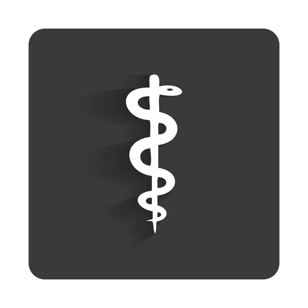 Vector glossy medical web icon design element. — Stock Vector