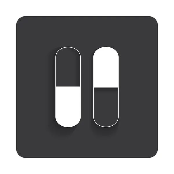 Vector lustroso elemento de design ícone da web médica . — Vetor de Stock