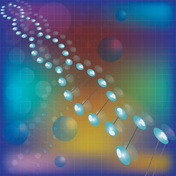 Abstract Moleculen Medische achtergrond. — Stockvector