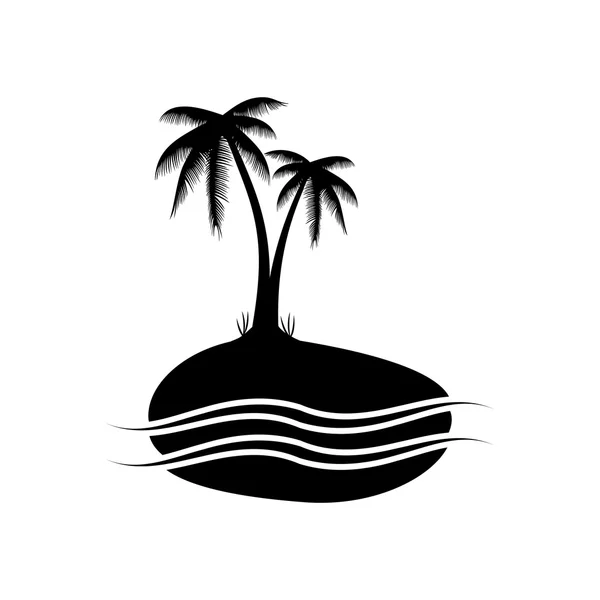 Palm trees. — Stock Vector