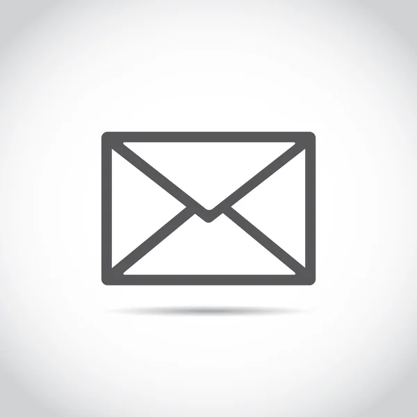 Sinal de envelope postal. símbolo de e-mail. envelope ícone. — Vetor de Stock
