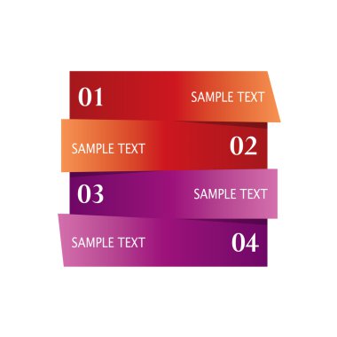 Modern bilgi grafiği seçenekleri pankartı. 