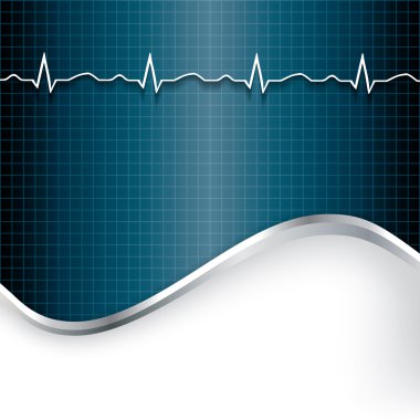 Tıbbi arka plan tıbbi simgesiyle. 