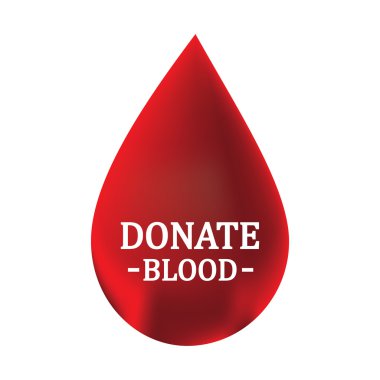 Kan bağışı tasarımı, vektör illüstrasyonu .