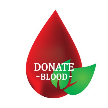 Kan bağışı tasarımı, vektör illüstrasyonu.