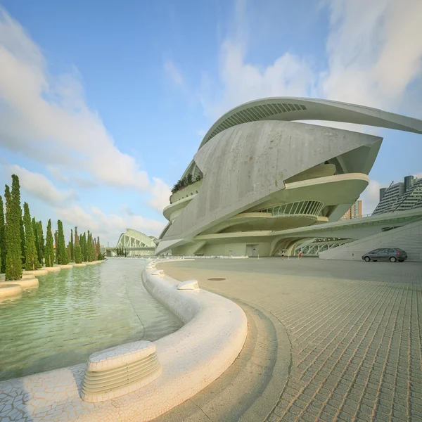 Arquitetura europeia moderna, Valência — Fotografia de Stock