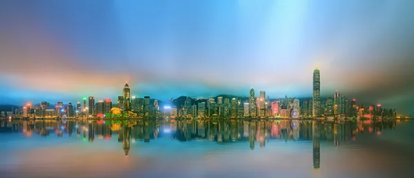 Panorama of Hong Kong and Financial district — Stock Photo, Image