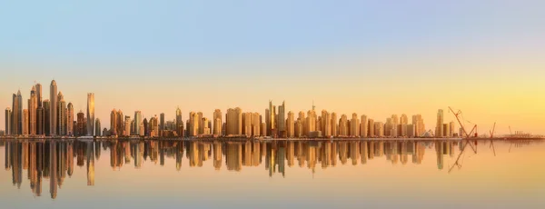 Panorama frumuseții portului Dubai. EAU — Fotografie, imagine de stoc