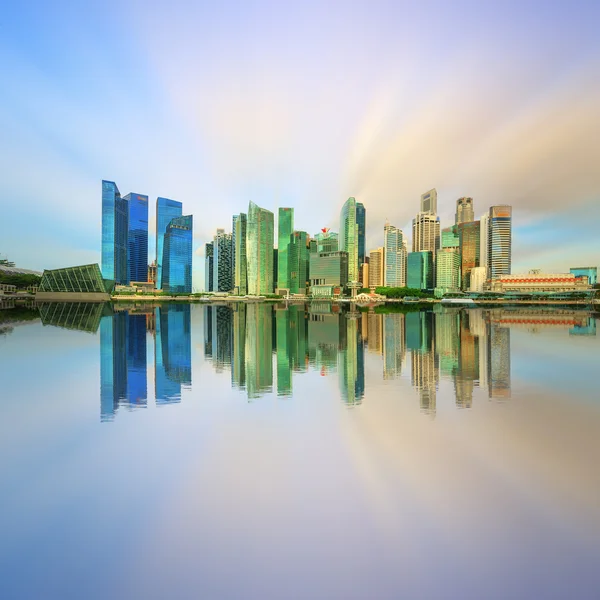 Singapore Skyline and view of Marina Bay — Stock Photo, Image