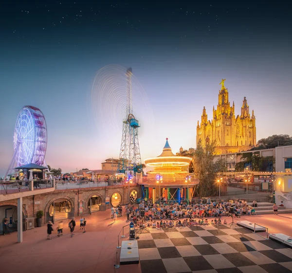 バルセロナ、スペイン、tibidabo 寺 — ストック写真