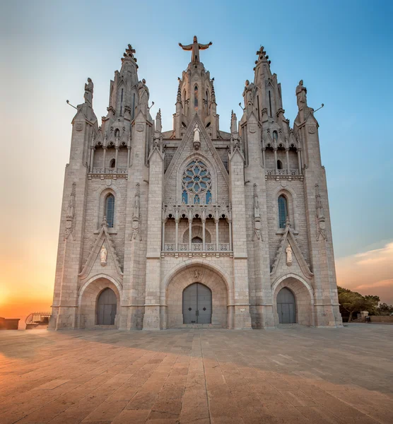 BARCELONA, SPAIN, Temple at Tibidabo — Stock Photo, Image