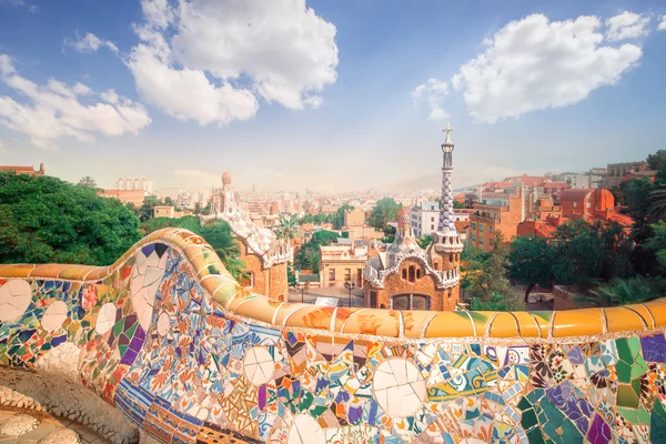 Parque Guell en Barcelona, España —  Fotos de Stock