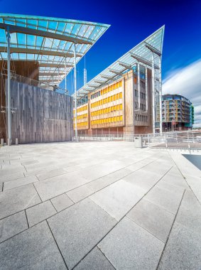 Oslo Norveç. geniş açılı görünüş.