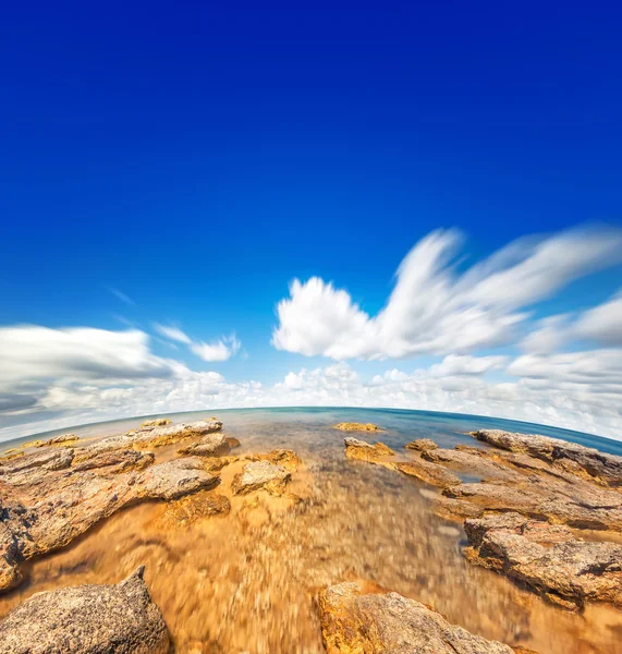 Perfecte lucht en water van de oceaan — Stockfoto