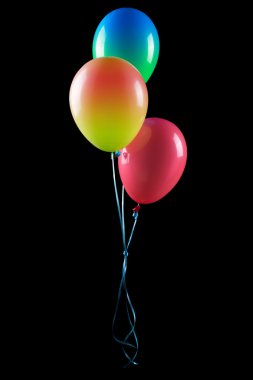 uçan balonlar izole