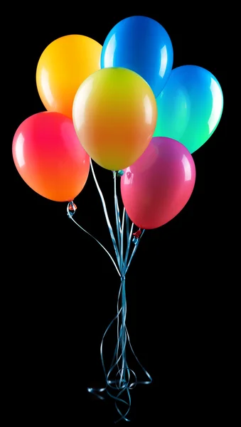 Flying balloons isolated — Stock Photo, Image