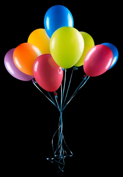 Flying balloons isolated — Stock Photo, Image