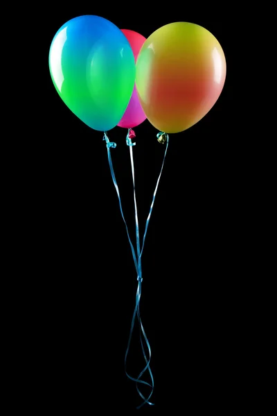 Flying balloons isolated — Stock Photo, Image