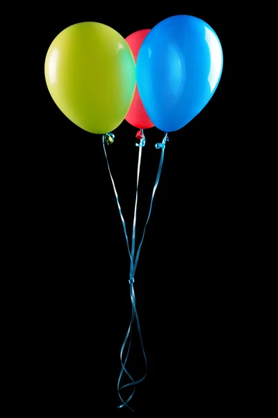 Flying balloons isolated — Stock Photo, Image