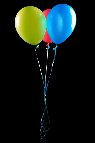 Flying balloons isolated — Stock Photo, Image