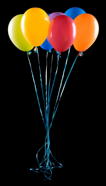 Flying balloons isolated — Stock Photo, Image