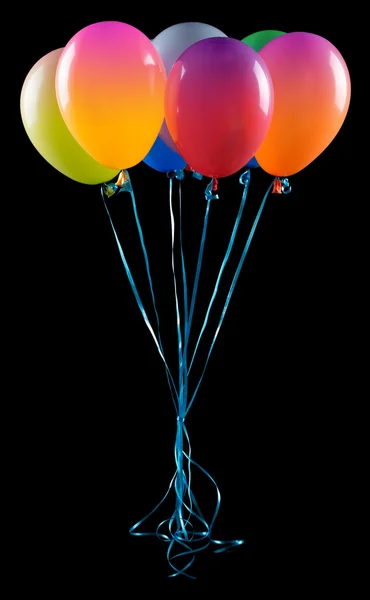 Uçan balonlar izole — Stok fotoğraf