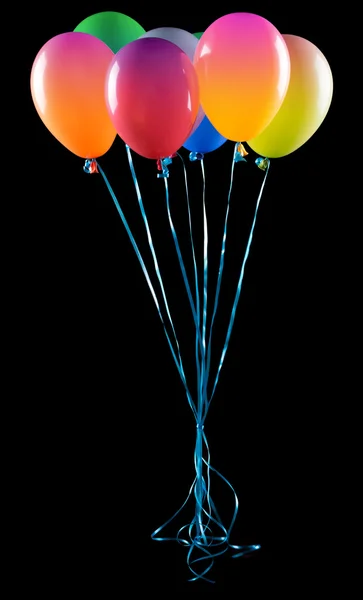 Globos voladores aislados — Foto de Stock