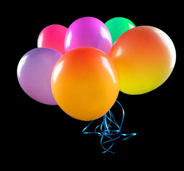 Flying balloons isolated — Stock Photo, Image