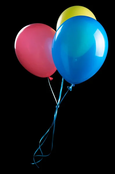 飞行的气球隔离 — 图库照片