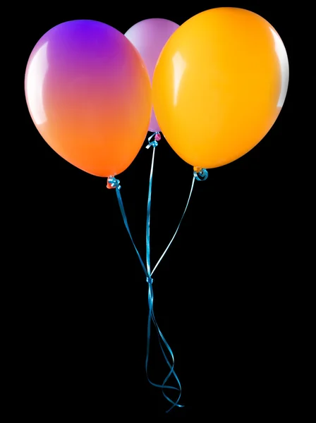 Flying balloons isolated — Stock Photo, Image