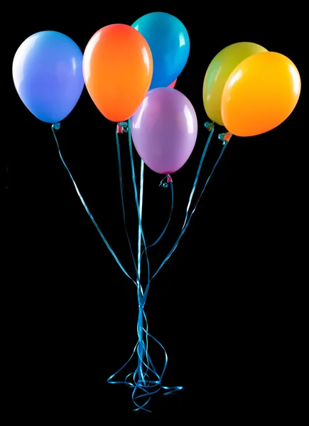 Flying balloons isolated — Stock Photo, Image