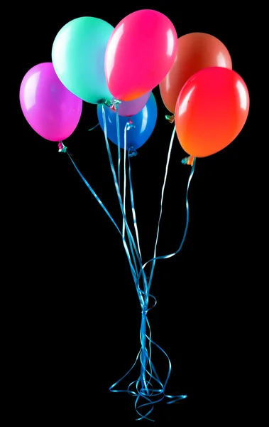Luftballons fliegen isoliert — Stockfoto