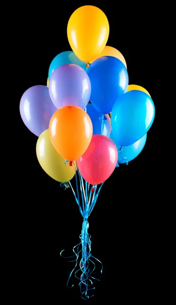 Flying balloons isolated — Stock Photo, Image