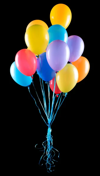 Flying balloons isolated — Stock Photo, Image