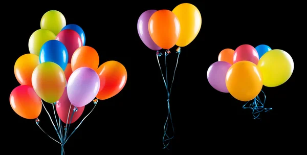 Flying balloons isolated — Stock Photo, Image