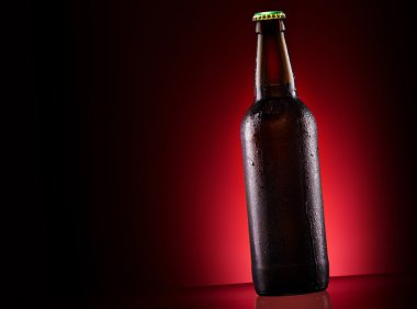 ıslak bira şişesi