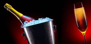 lüks şampanya arka plan