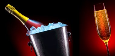 lüks şampanya arka plan