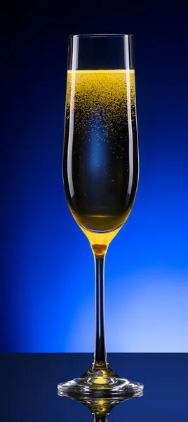 Luxusglas Champagner — Stockfoto