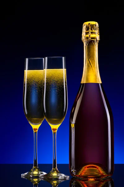 Luxe champagne achtergrond — Stockfoto