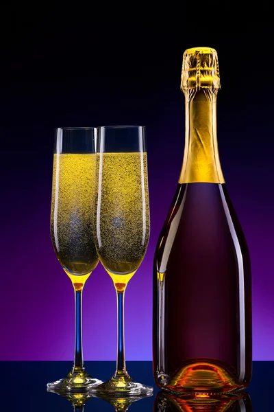 Luxus-Champagner Hintergrund — Stockfoto