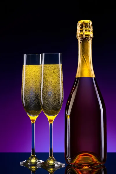 Luxe champagne achtergrond — Stockfoto