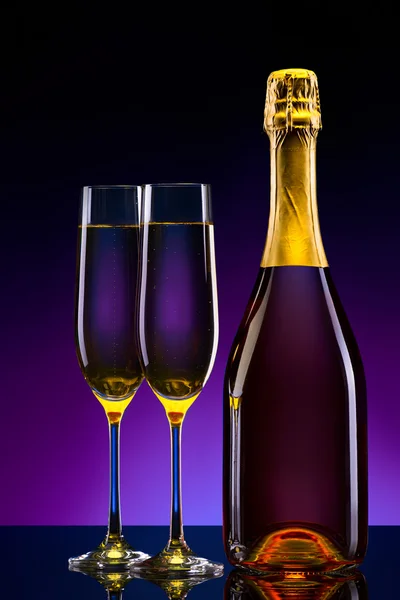 Luxe champagne achtergrond — Stockfoto