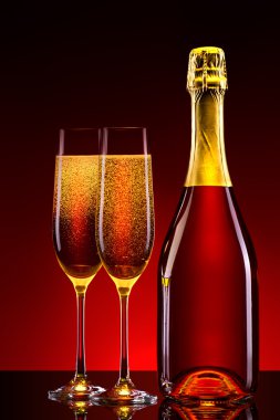 lüks şampanya arka plan