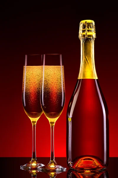 Luxury champagne background — Stock Photo, Image