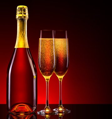lüks şampanya arka plan