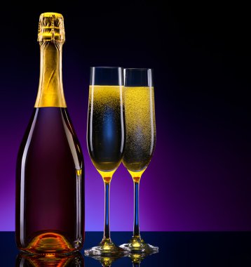 lüks şampanya arka plan
