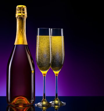 lüks şampanya arka plan